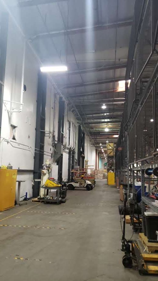 LED lighting installation warehouse Van Nuys