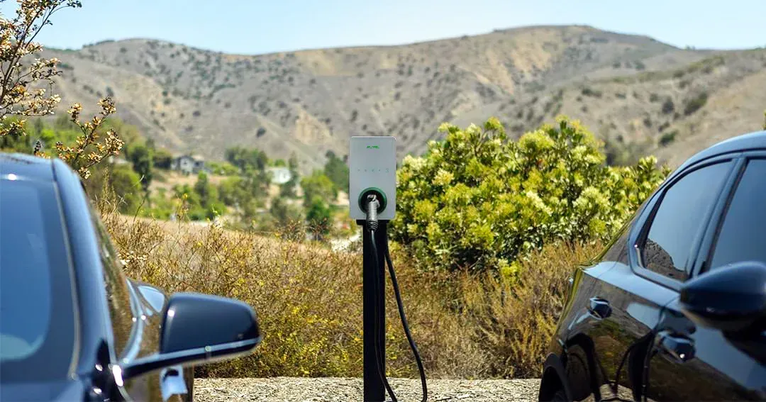 Level 2 EV charger installation in Los Angeles by LED Guys C10 electrician