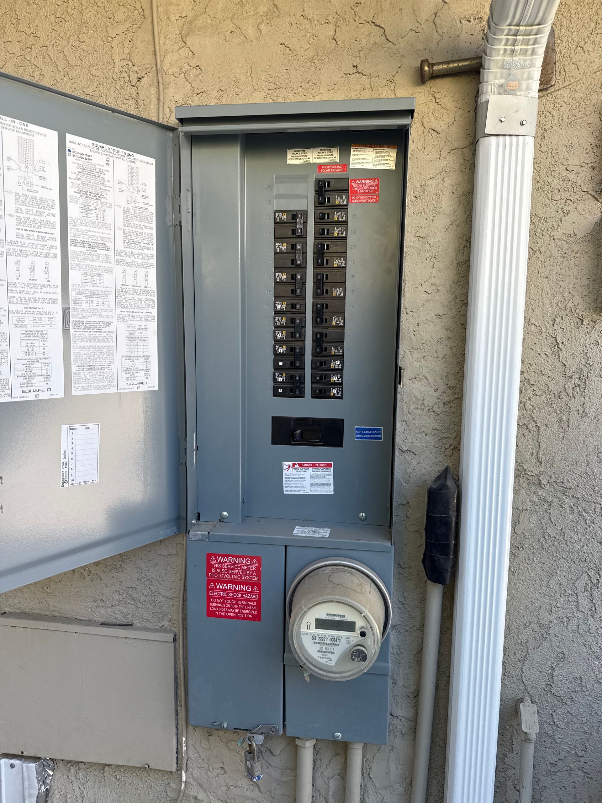 Electrical panel upgrade for EV charger installation by LED Guys