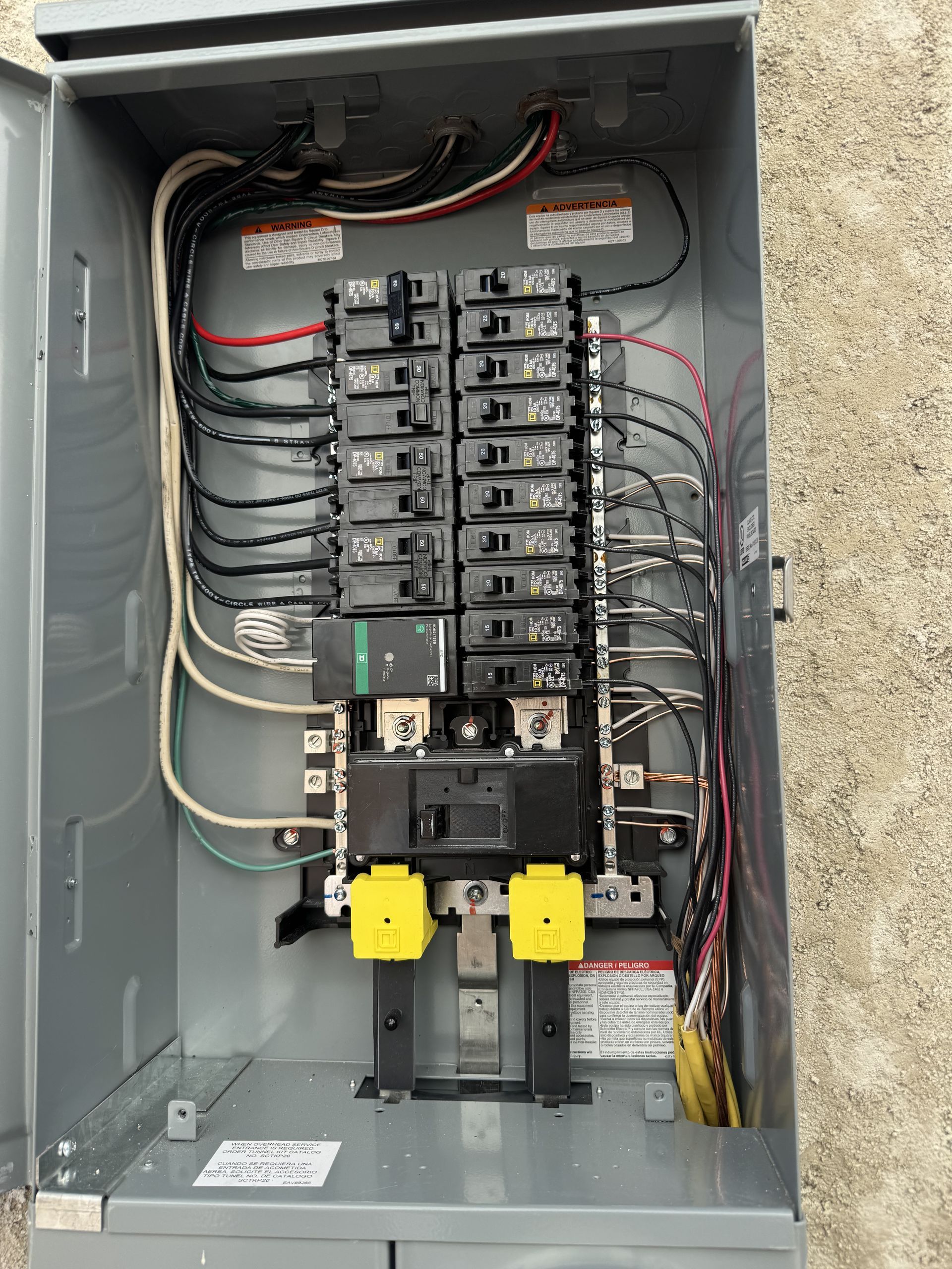 Panel replacement work by LED Guys Los Angeles