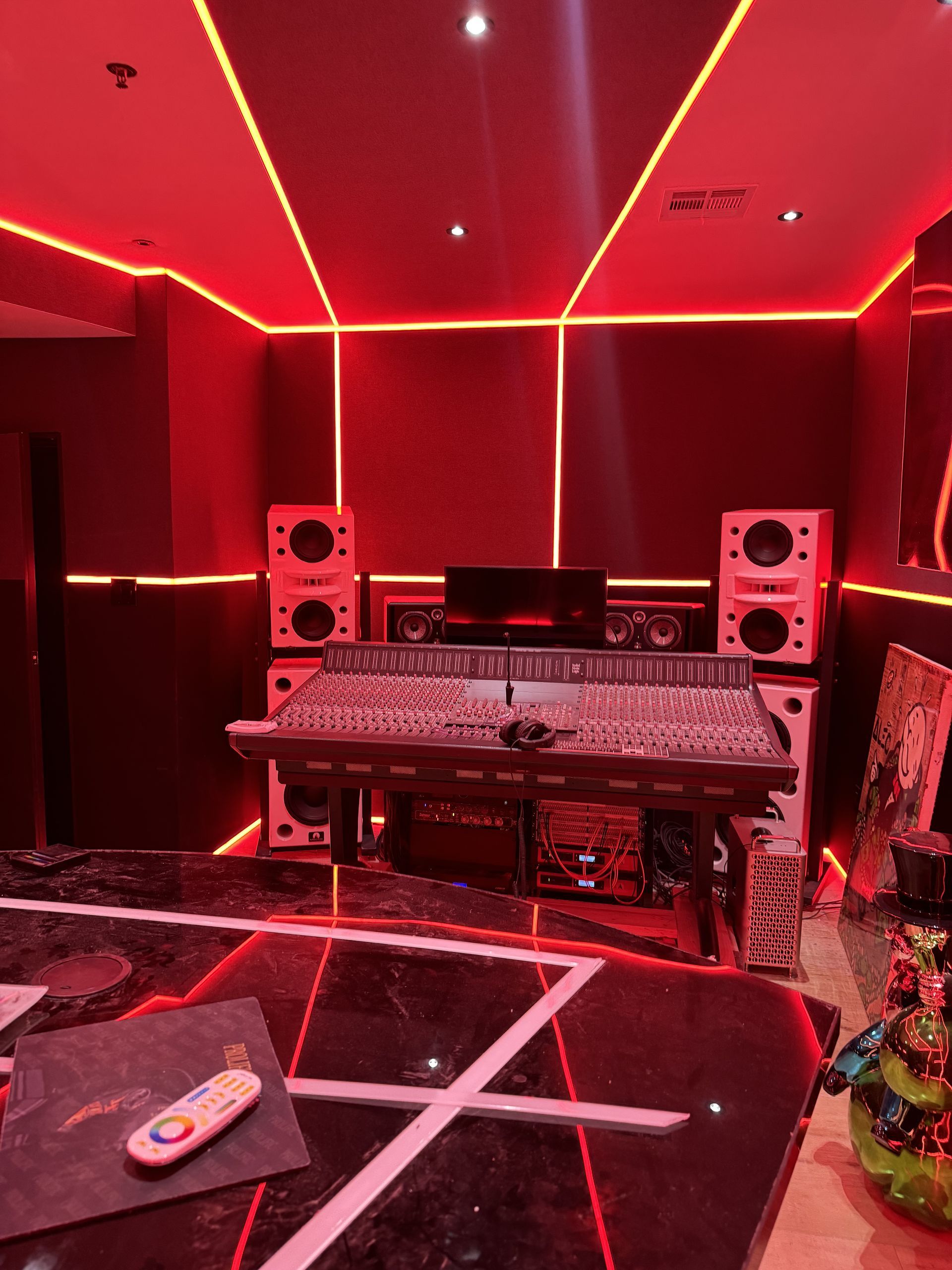 LED GUYS recording studio electrical project Los Angeles
