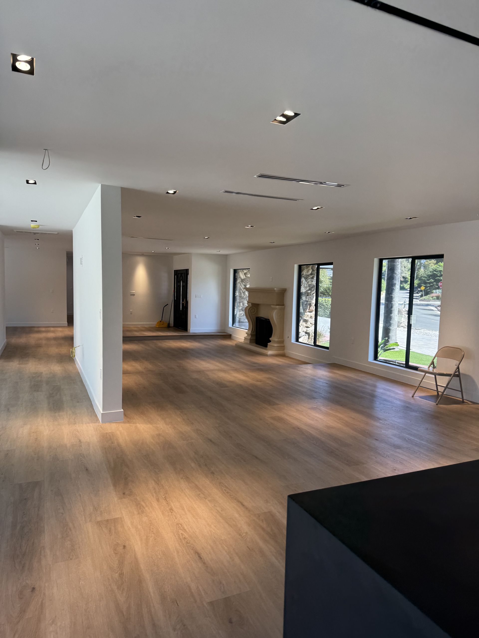 LED lighting installation project by LED Guys electrician