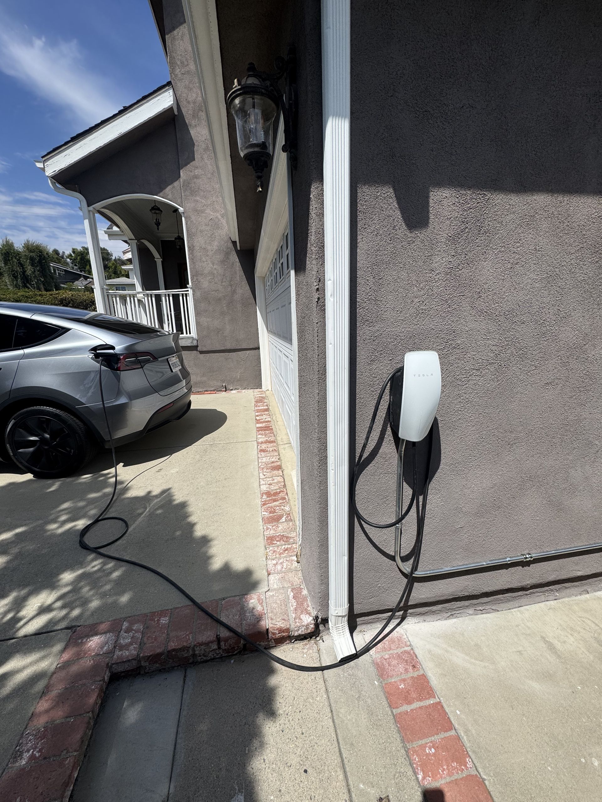 EV charger installation in Los Angeles CA by LED Guys licensed electrician
